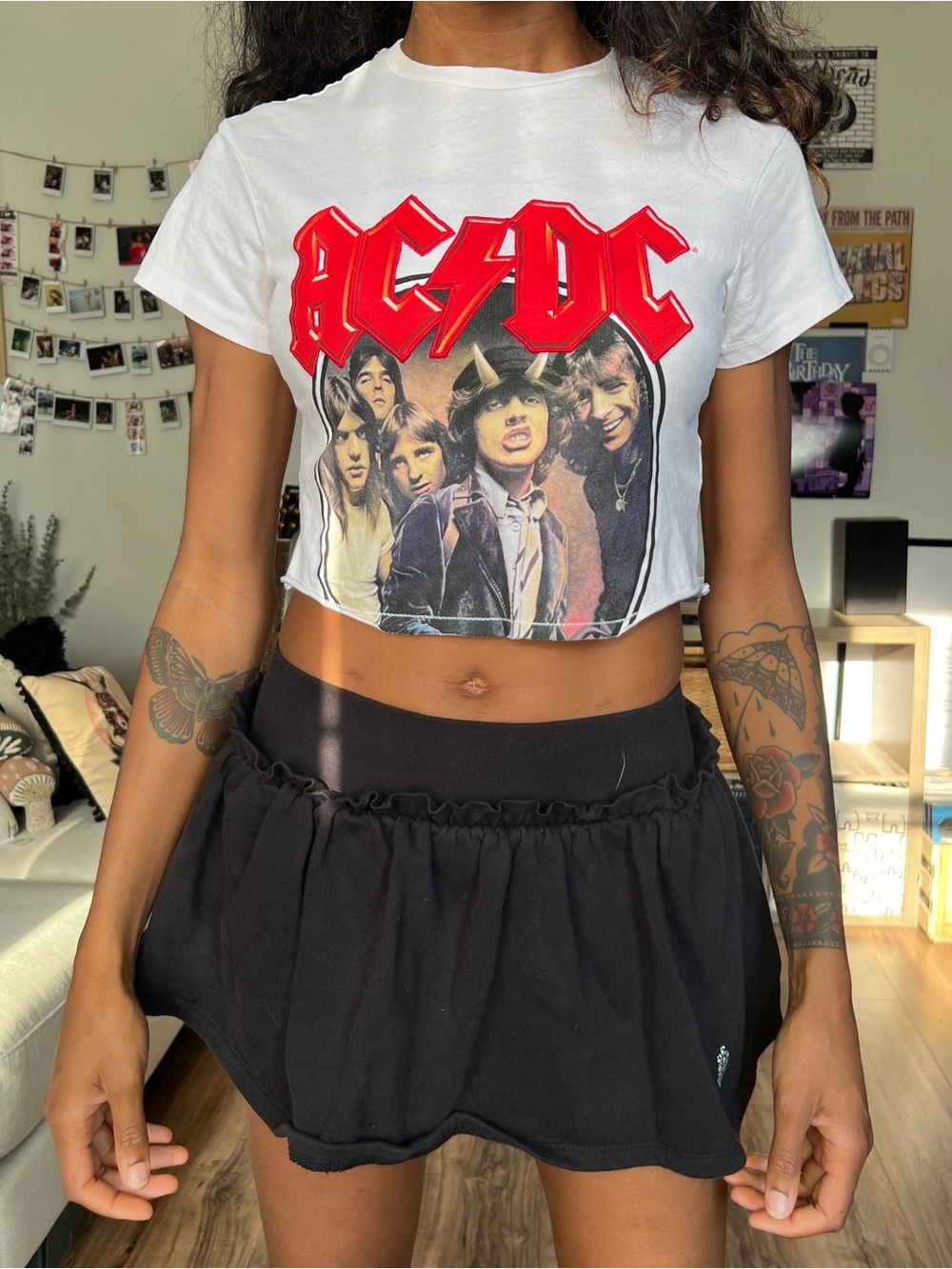 AC/DC Cropped Top